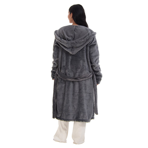 Snuggs Blanket Robe Dark Grey